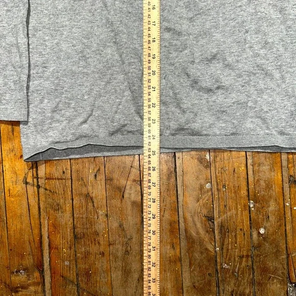 Tommy Hilfiger Sweater Mens XL Gray Dog Graphic Long Sleeve Ribbed Hem Crew Neck - Picture 4 of 7
